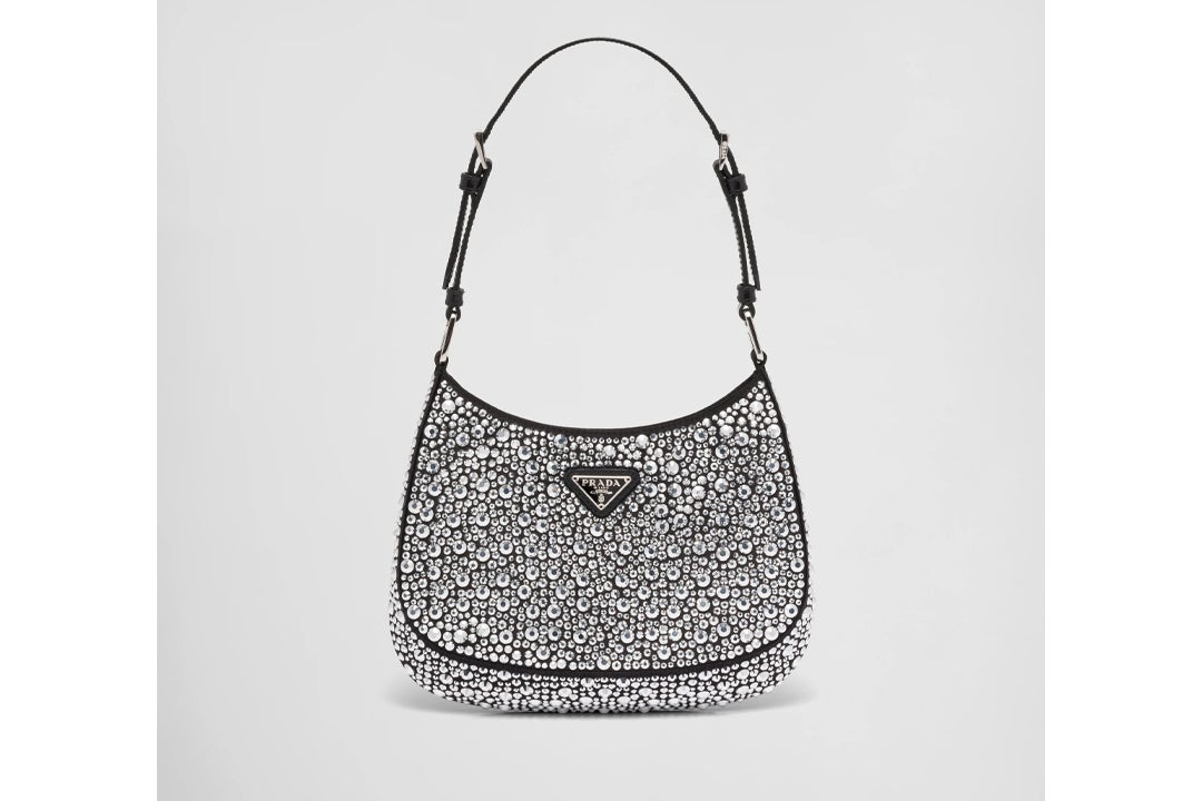 Prada black discount sequin bag